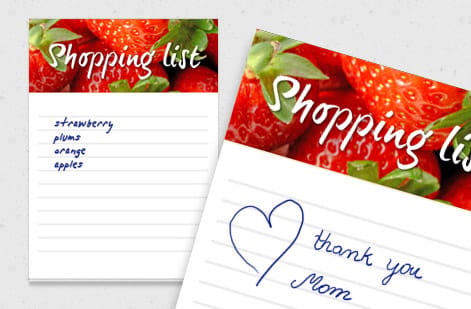 4OVER4.COM Notepads Showcase: Real Customer Designs, customer work 3