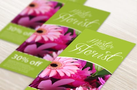 Standard rack card sizes