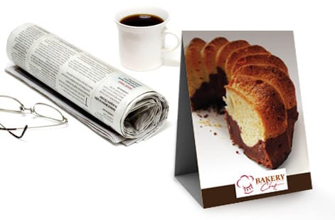 4OVER4.COM Table Tents: Real Customer Designs & Ideas, customer work 12