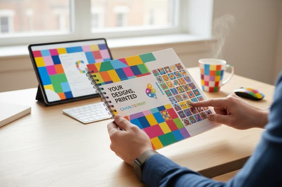 Comparison hero for How to Print Your Canva Designs