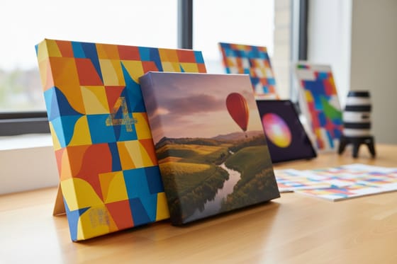 4OVER4.COM vs VistaPrint for Photo Canvas Prints: the custom print products compared on this page