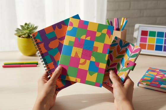 Comparison hero for 4OVER4.COM vs VistaPrint, a Smarter Custom Notebooks Alternative