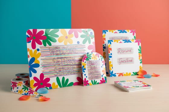 Comparison hero for 4OVER4.COM vs VistaPrint for a Smarter Wedding Signs Alternative