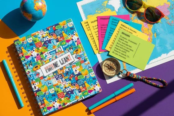 100+ Travel Agency Name Ideas for 2026: featured photo of the printed pieces this article covers