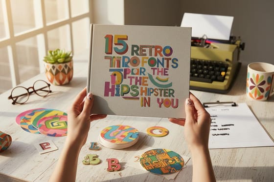 Retro Font Design Examples for Vintage Charm