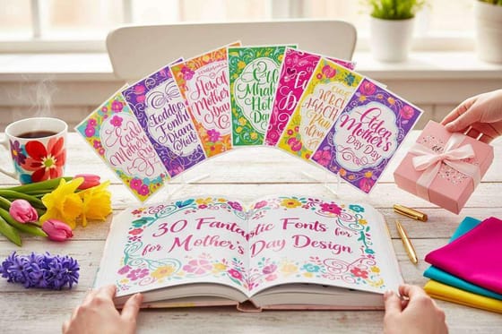 30 Fantastic Fonts for Mother’s Day Design