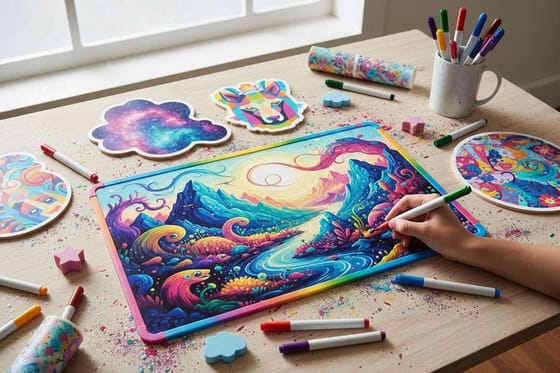 Dry erase board art ideas