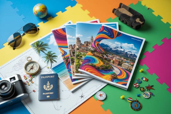 Travel brochure inspiration