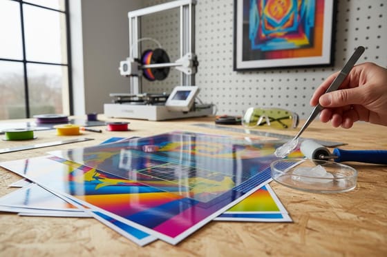 How custom 3D posters are made