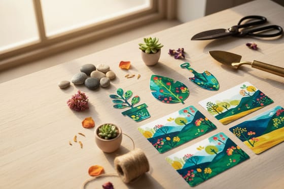 Landscaping business card ideas