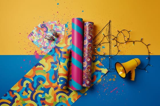 Outdoor event banners