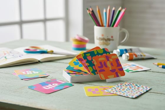 Rounded Corner Business Cards That Stand Out: featured photo of the printed pieces this article covers