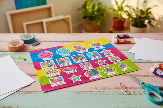 Sticker sizes chart