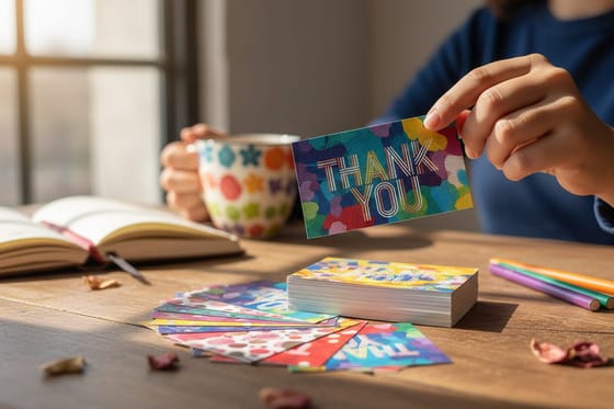 Thank-you card ideas