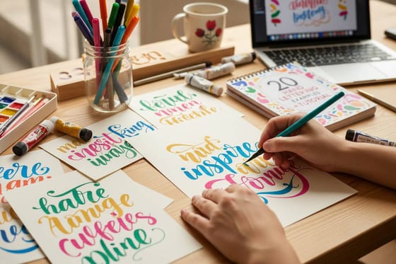 Hand Lettering Tutorial With 20 Examples to Master Your Style
