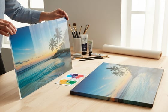Acrylic Prints vs Canvas Prints Compared