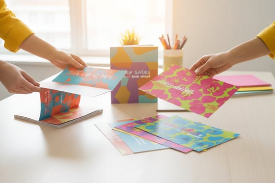 Brochures vs sales sheets
