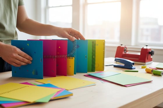 Booklet binding types
