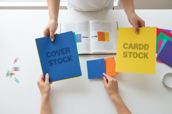 Cover Stock Vs Cardstock What S The Difference