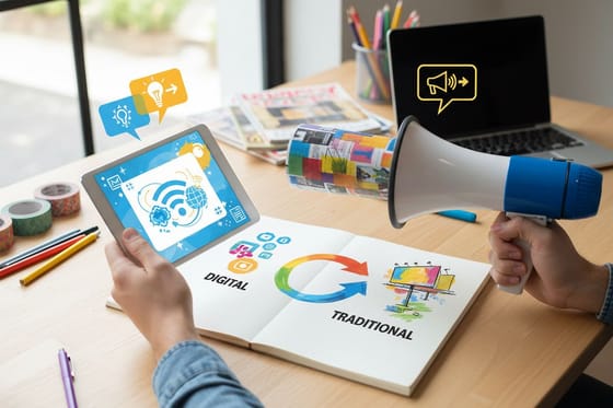 Digital Marketing vs Traditional Marketing, What's the Difference?