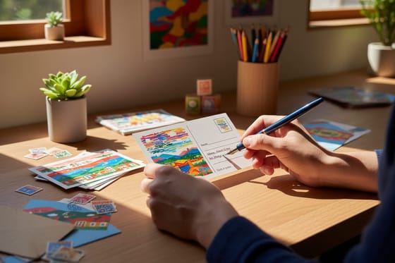 How to Address a Postcard, Step by Step