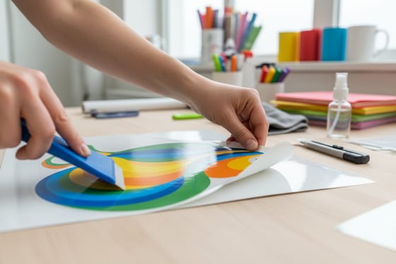 How to apply a vinyl decal