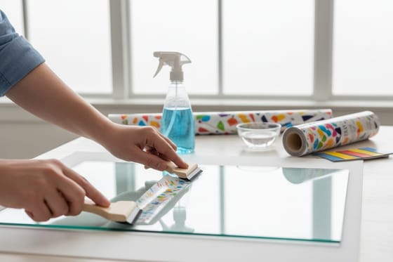 How to apply window clings