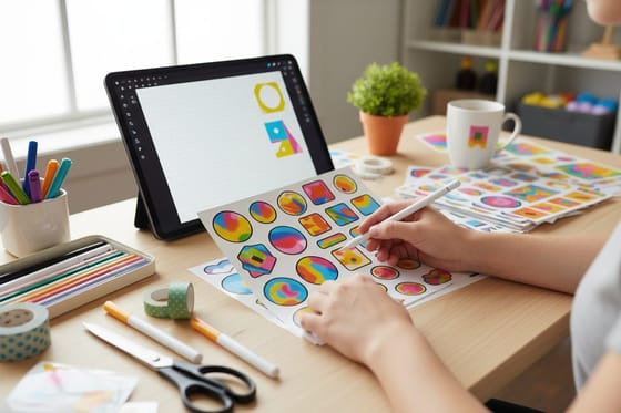How to design sticker sheets