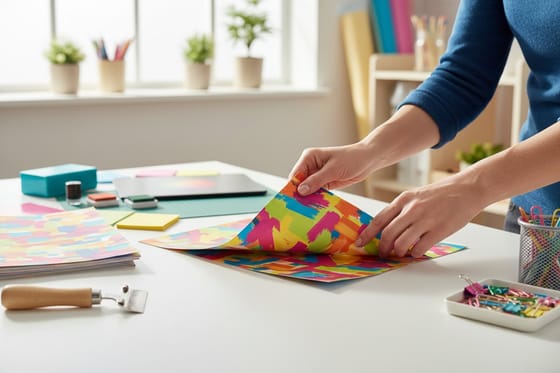 How to fold a brochure