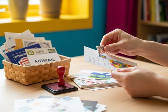 How to mail postcards