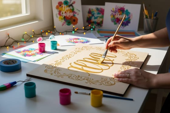 How to Make a Wedding Sign Step by Step
