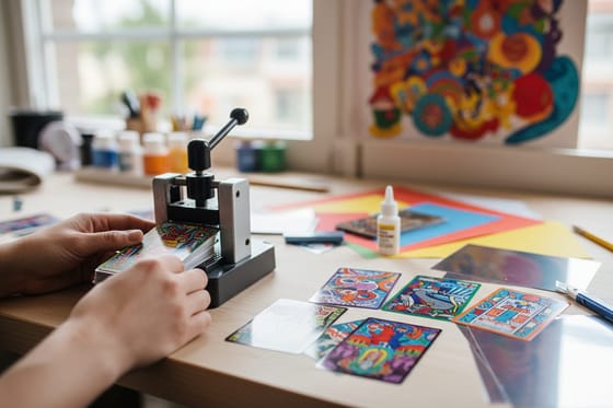 How to make custom trading cards