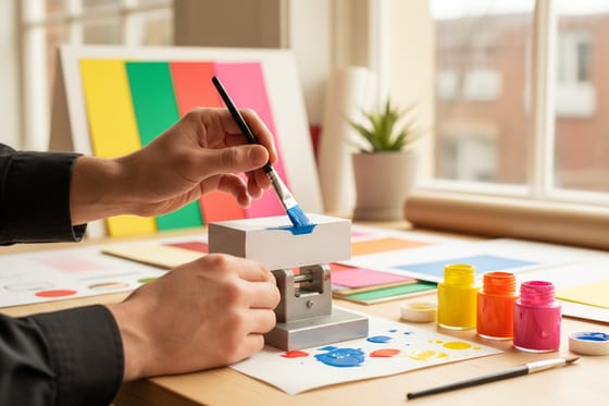 Painted Edge Business Cards