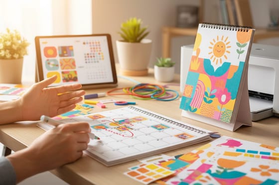 Plan a custom calendar