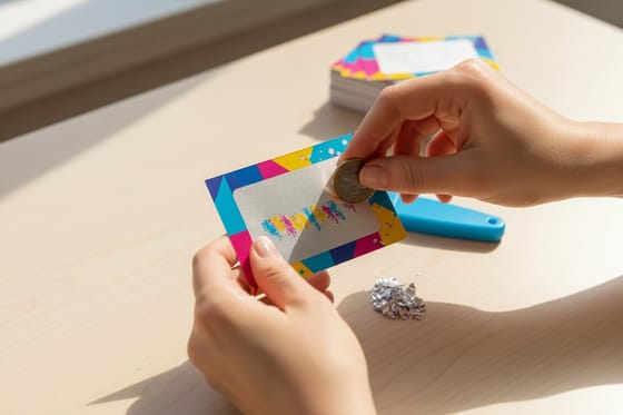 How to Remove Secret Scratch Off PIN Cover Label
