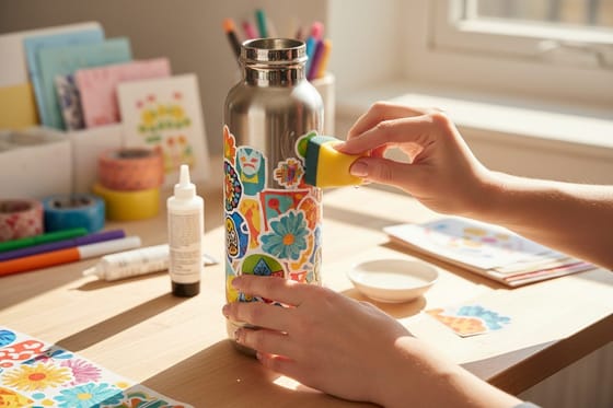 How to Seal Water Bottle Stickers So They Last