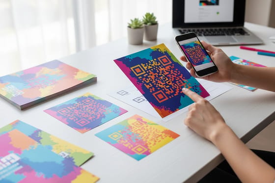 QR codes on print