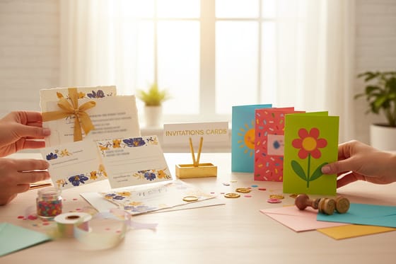 Invitations Vs Greeting Cards