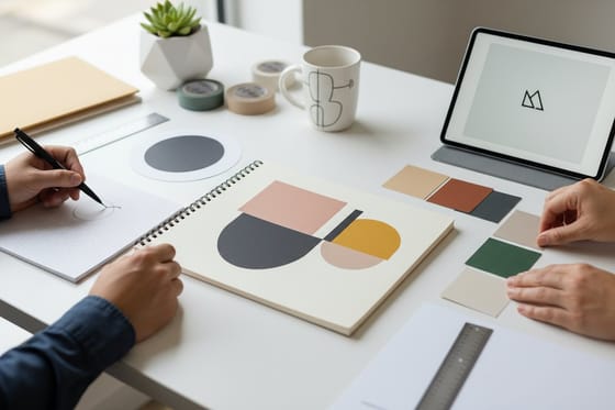Minimalist brand identity