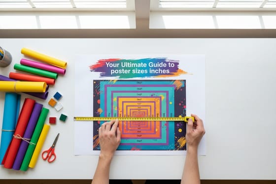 Poster sizes in inches