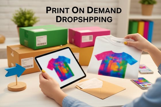 How Print On Demand Dropshipping Works