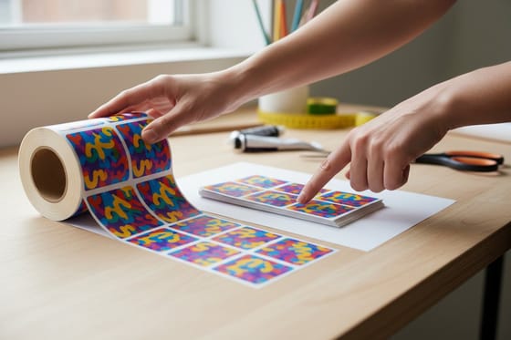 Roll labels vs sheet labels