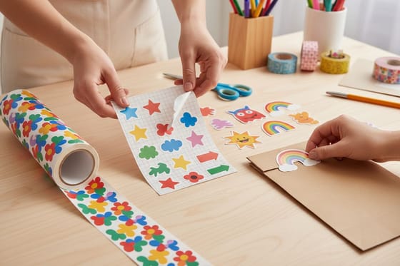 Roll Stickers vs Sticker Sheets vs Die-Cut Stickers