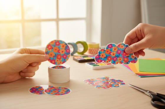 Round Labels vs Die-Cut Labels Compared