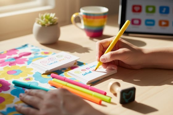 How to Write Social Media Handles on Business Cards