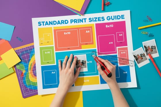Standard print sizes chart