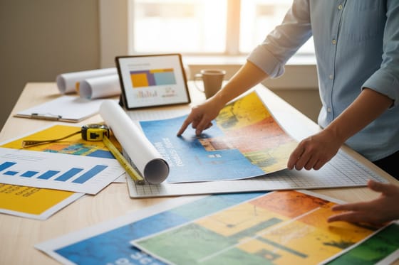 Trade Show Poster Sizes and How Big to Go