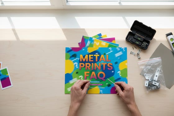 What are metal and acrylic prints