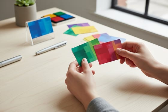 What are Soft Touch Laminated Business Cards