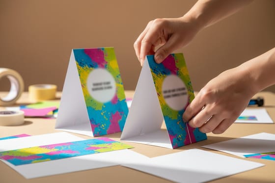 What are table tents?
